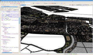 Esri CityEngine の画面