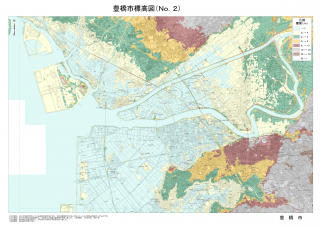 豊橋市標高図