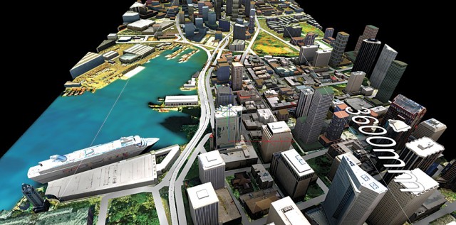 City Engineで作成されたホノルル市の景観