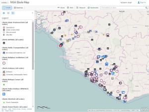 NGA Ebola Map（Advanced View）