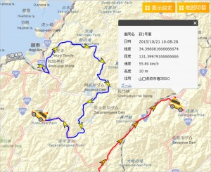 パトロール車のモニタリング。パトロール車両の現在地を表示