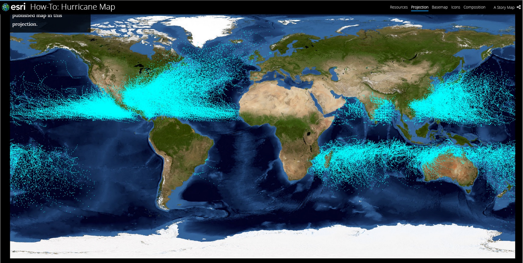 ハリケーンマップの作り方 Esriジャパン