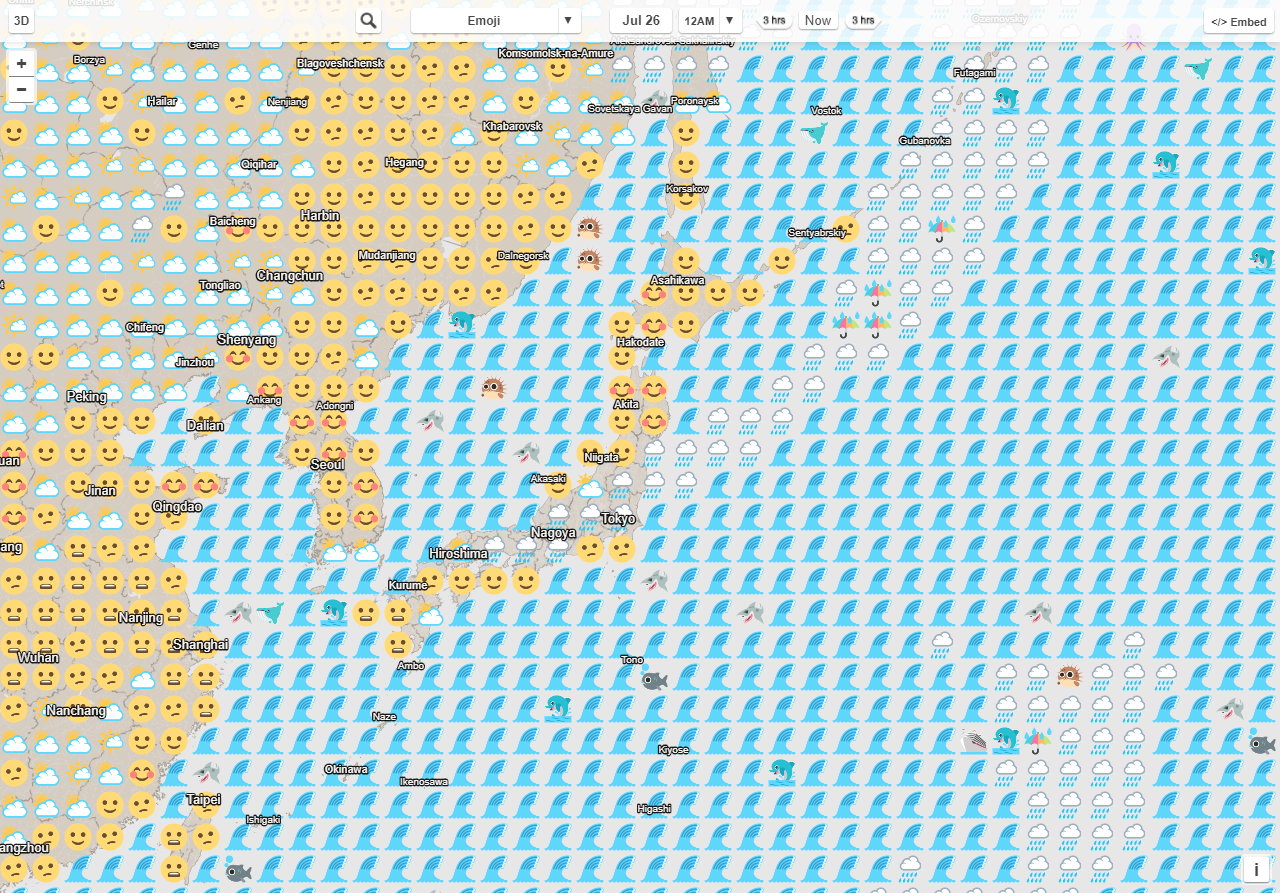 The Emoji Weather Map