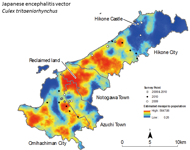 蚊の生息密度マップで感染症被害を防ぐ 