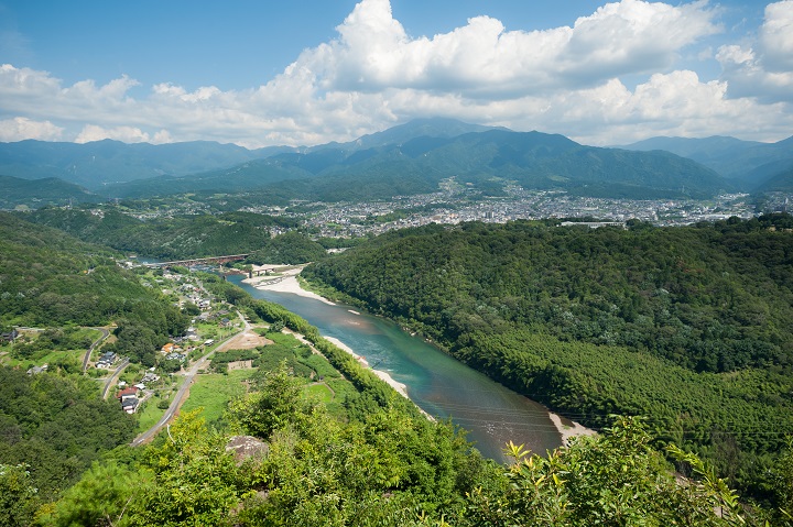 中津川市風景