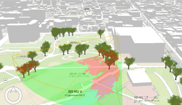 ArcGIS Pro 2.1 の対話型可視解析ツール