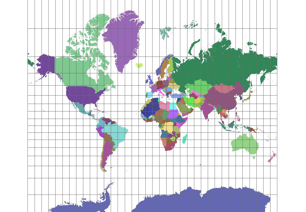 図法 地図 メルカトル図法の地図に騙されてる？本当の国のサイズを教えてくれる The