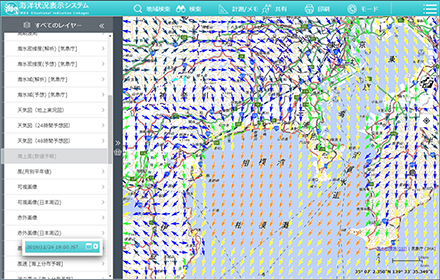 海洋状況把握における気象・海象の統合