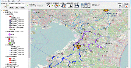 ArcGIS 活用による配送計画シミュレーション