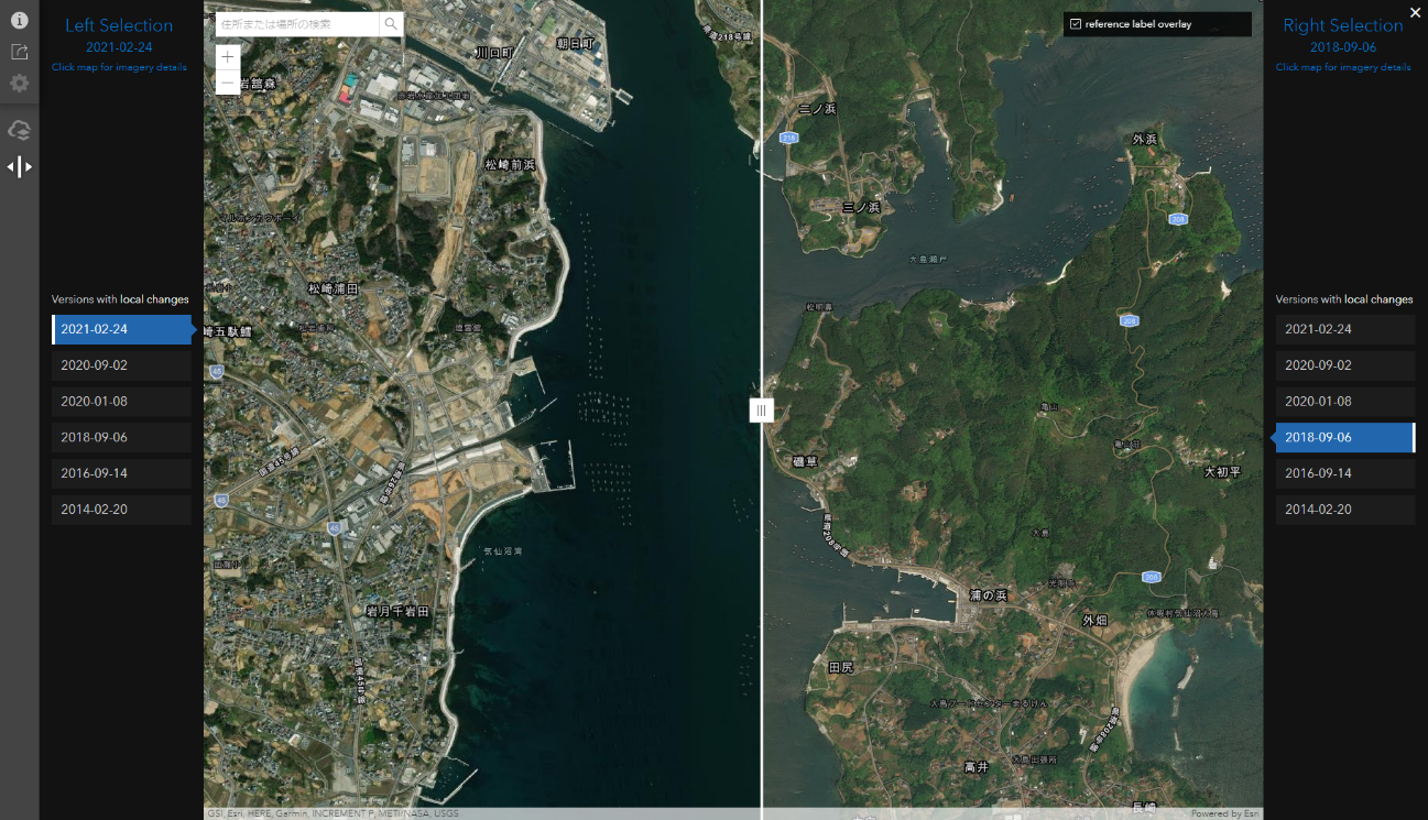 地図で見る東日本大震災からの復旧状況