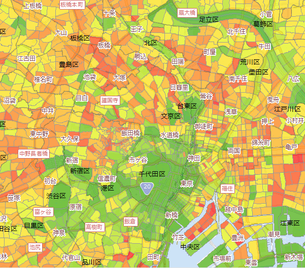 ArcGIS ですぐ使える国勢調査データ