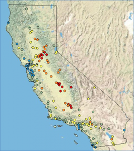大気中の有害物質飛散量をマッピングする