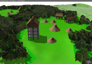 Esri CityEngine を使って遺跡を再現し