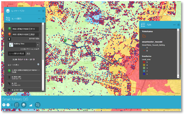 無線ネットワークの電波強度を視覚化