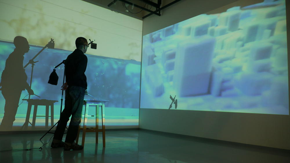 浸水深度より自身の影が少し高い（スクリーン2）