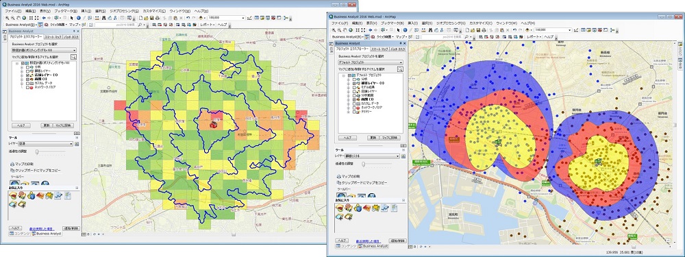 最適な商圏の作成