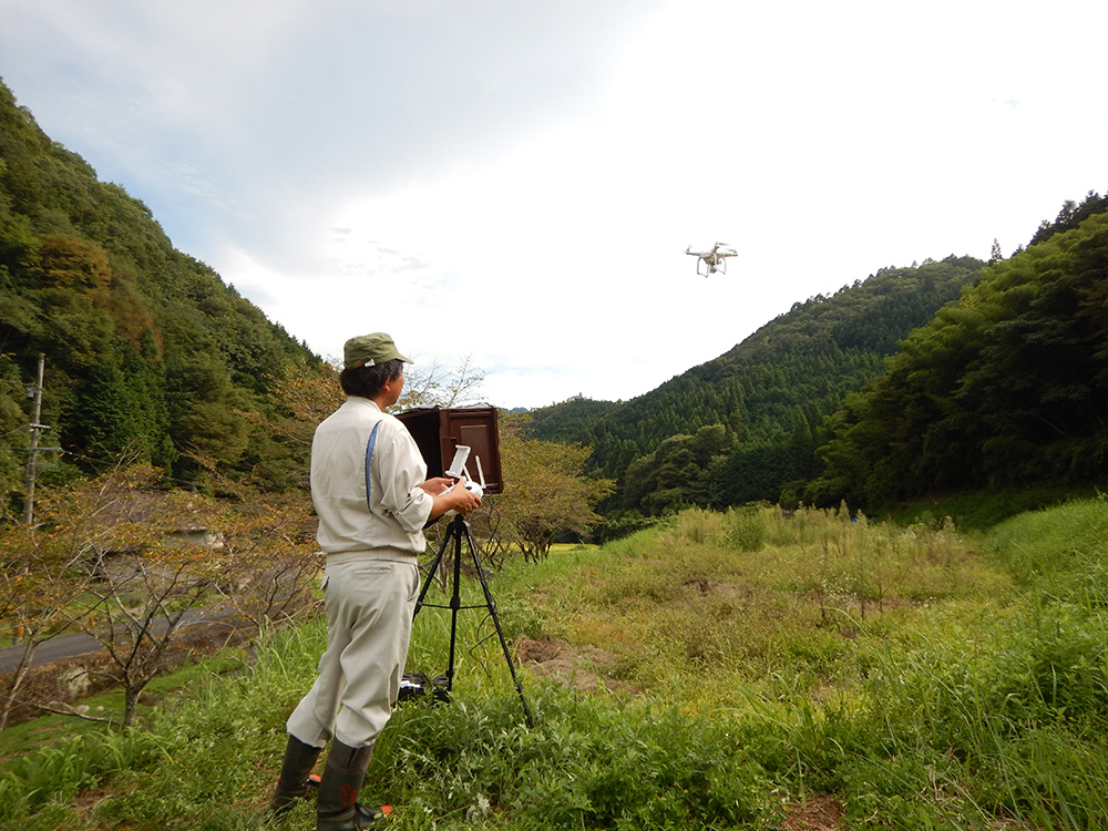 ドローンによる撮影