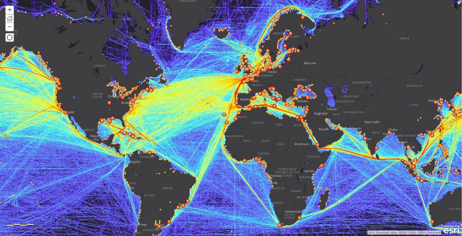 ロジスティックセンターによるグローバルサプライチェーンの管理
