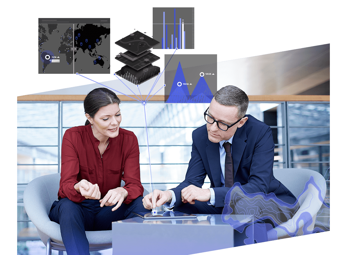 ArcGIS Managed Cloud Serviceを使用しているイメージ