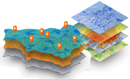 すぐにアクセスできる豊富な GIS コンテンツ