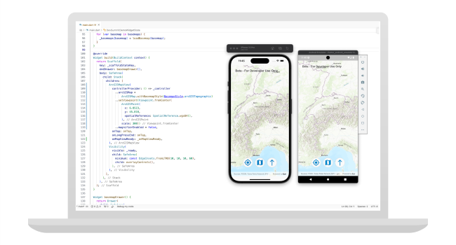 ArcGIS Maps SDK for Flutterのイメージ