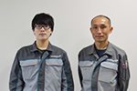 導管保安グループ　村田 克彦 氏（右） 経営企画グループ　福長 優樹 氏（左）