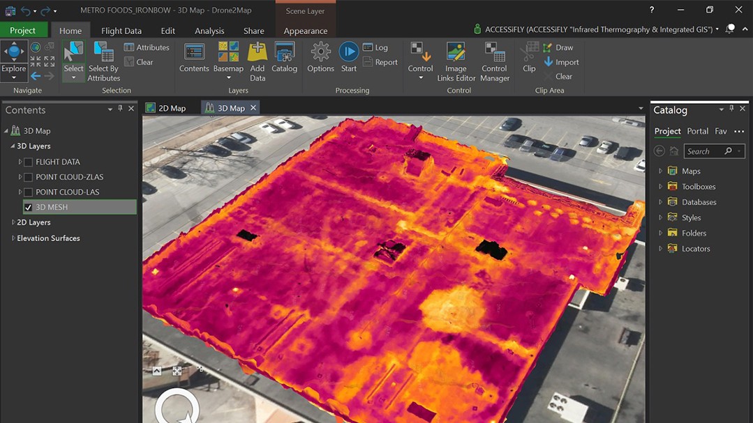 熱画像シーンレイヤー