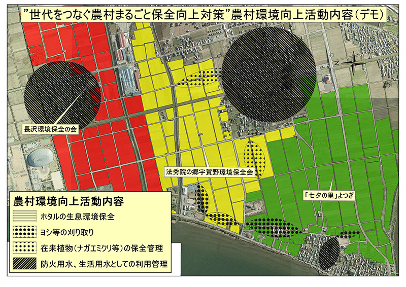 世代をつなぐ農村まるごと保全向上対策GISイメージ