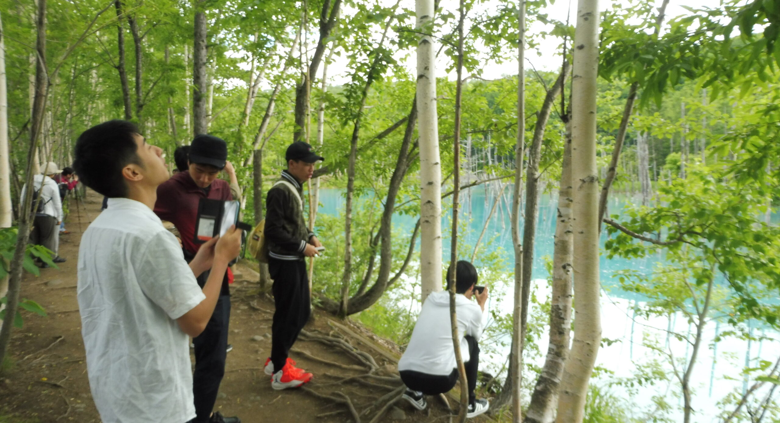 地理学のフィールドワークの様子