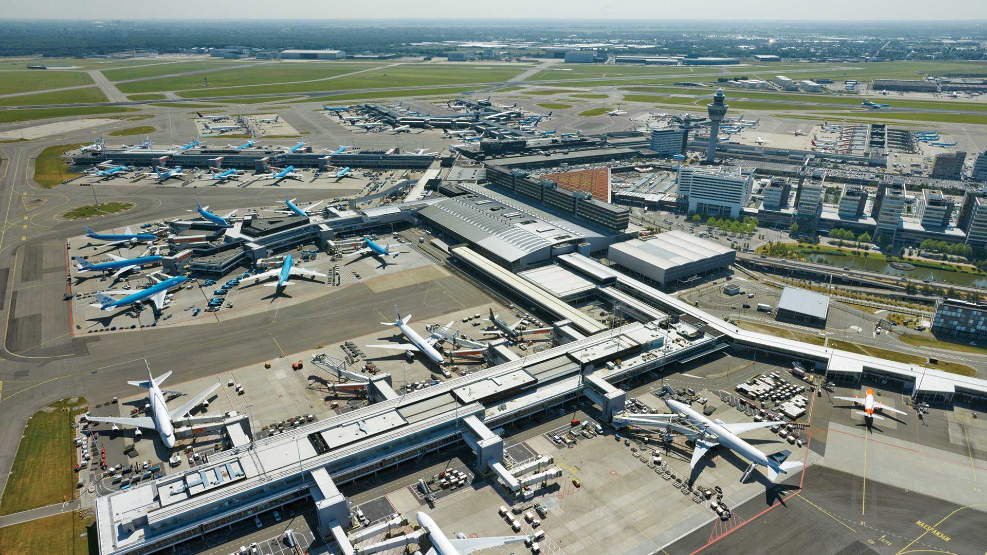 アムステルダムのスキポール空港