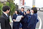三津浜中学校の生徒の皆さん