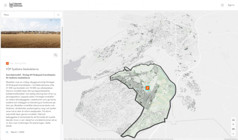 対話的な質点モデルは、プランナーの初期計画を提示して南東部都市の密度、レイアウト、環境を伝えている。
利害関係者がプランナーの立場として物事を見て理解するのに役立っている。