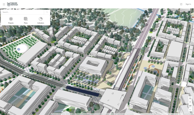この駅は、高速鉄道と地域の路面電車との間のハブとなっている。