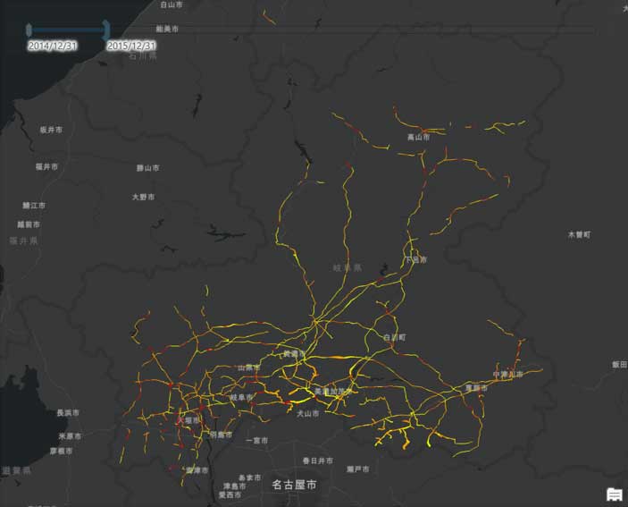 図3 落雷統計解析結果
