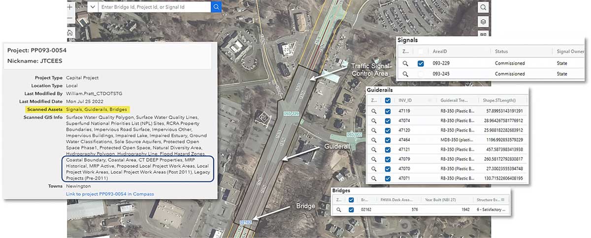 各設備に関する情報へのアクセス