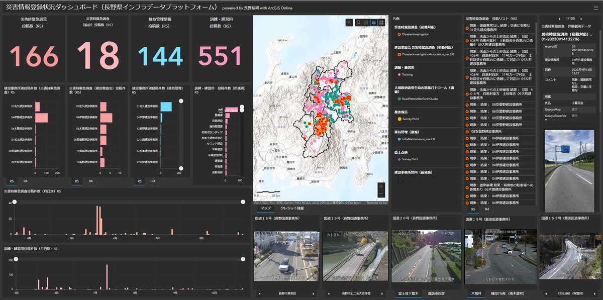 災害情報ダッシュボード