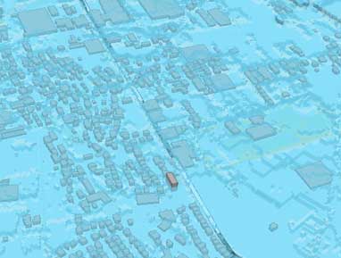 長野県須坂市都市水害リスクの分析
