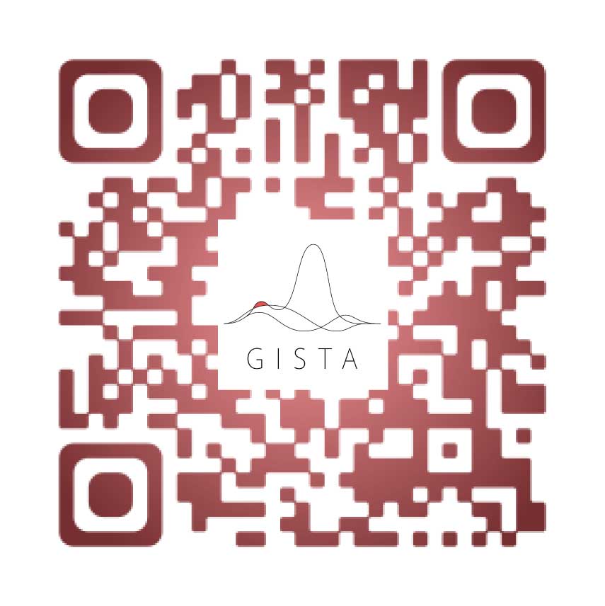 GISTA説明動画のQRコード