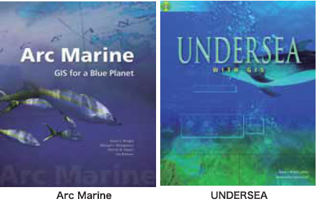 海洋および水産関連のGIS書籍も出版されている