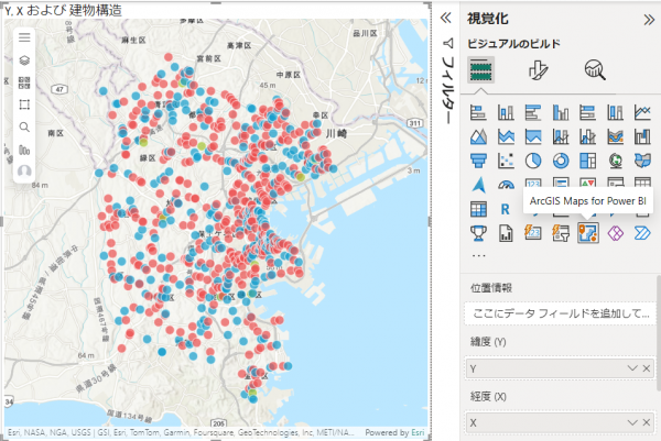 Microsoft Power BI に標準搭載のイメージ