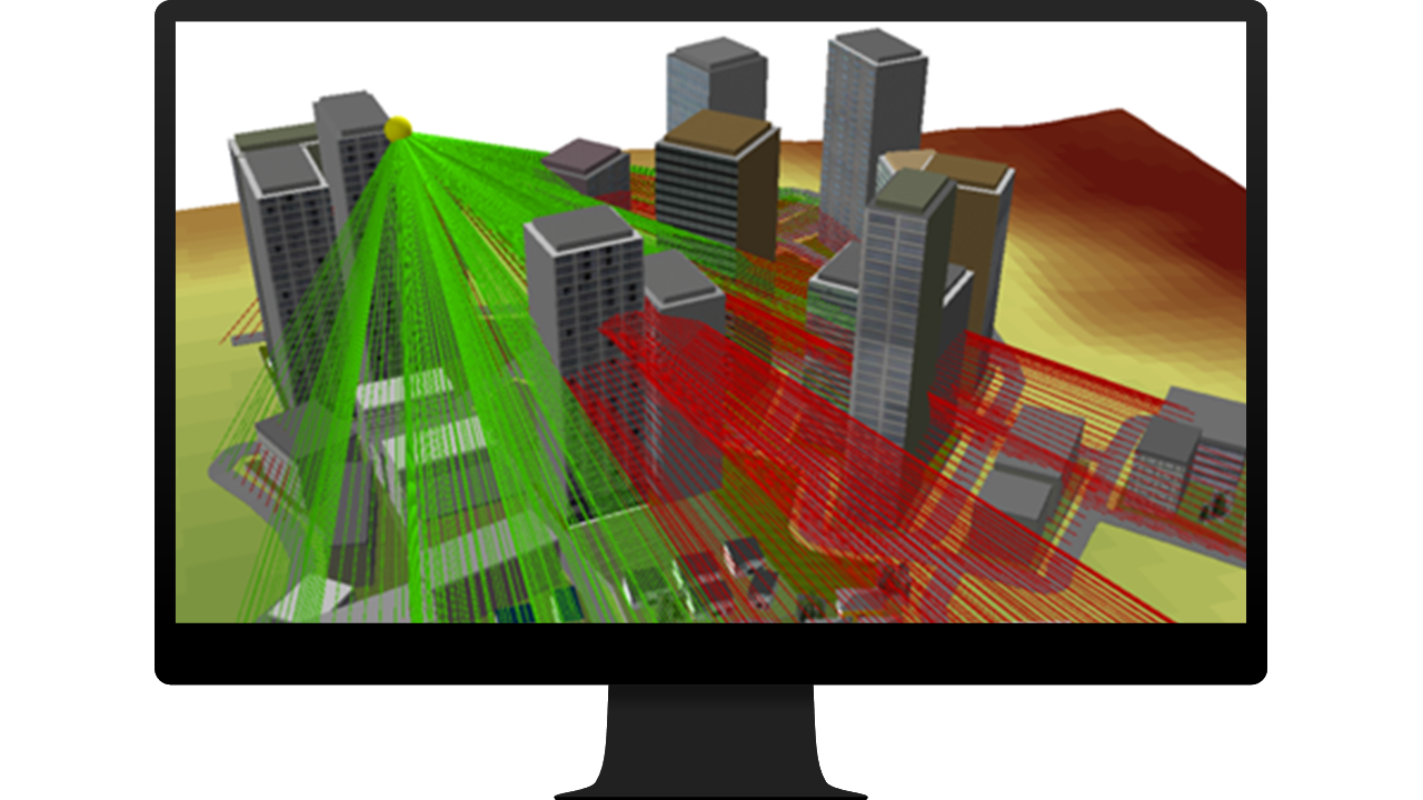 見通し解析のイメージ