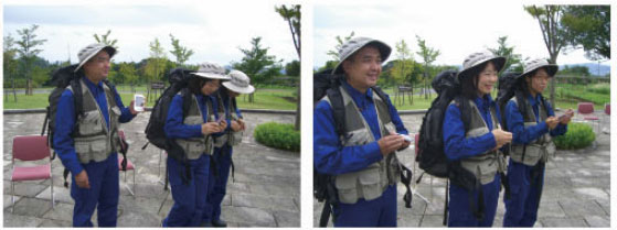 パークレンジャーによる作業風景