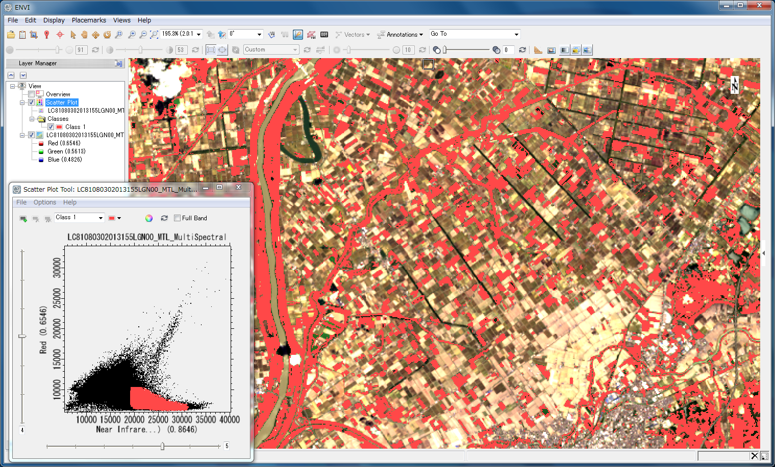 ENVIの画面イメージ