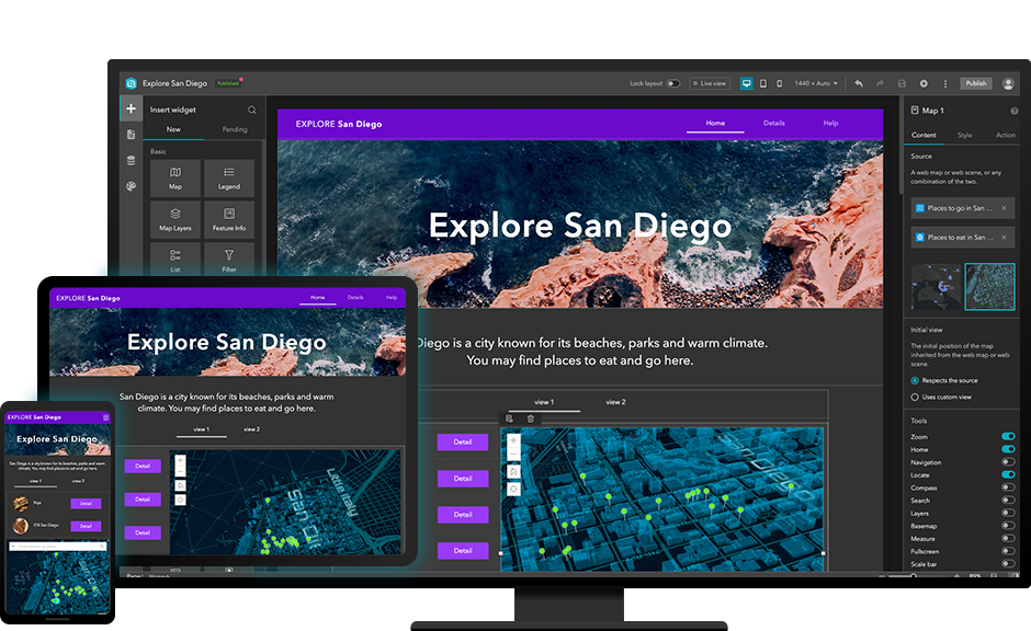 自由自在なレイアウト