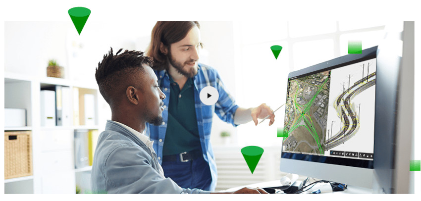 ArcGIS GeoBIMを使用しているイメージ