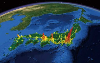 ２次メッシュ単位に集計されたCO2排出量