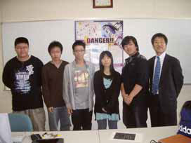 コンピュータ同好会、美術部の生徒及び小野寺教授