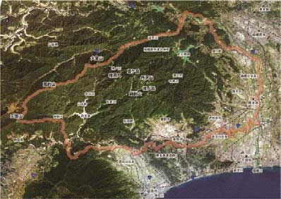丹沢山地の概要