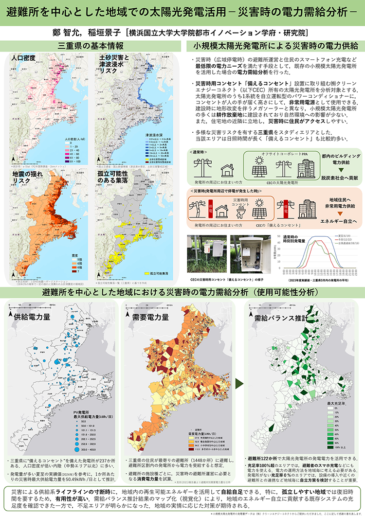避難所を中心とした地域での太陽光発電活用―災害時の電力需給