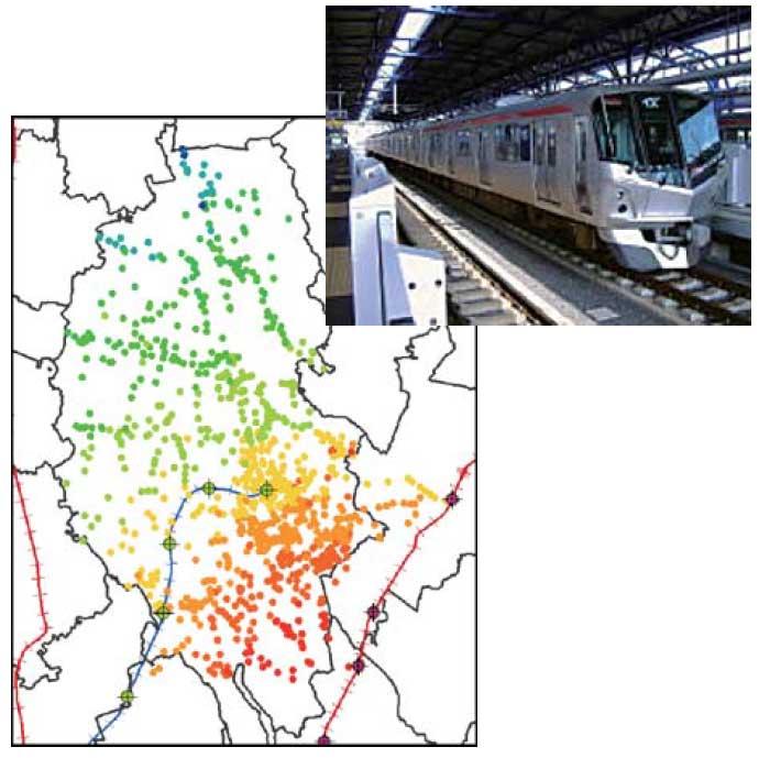 ウォークラリーのコース地図作成